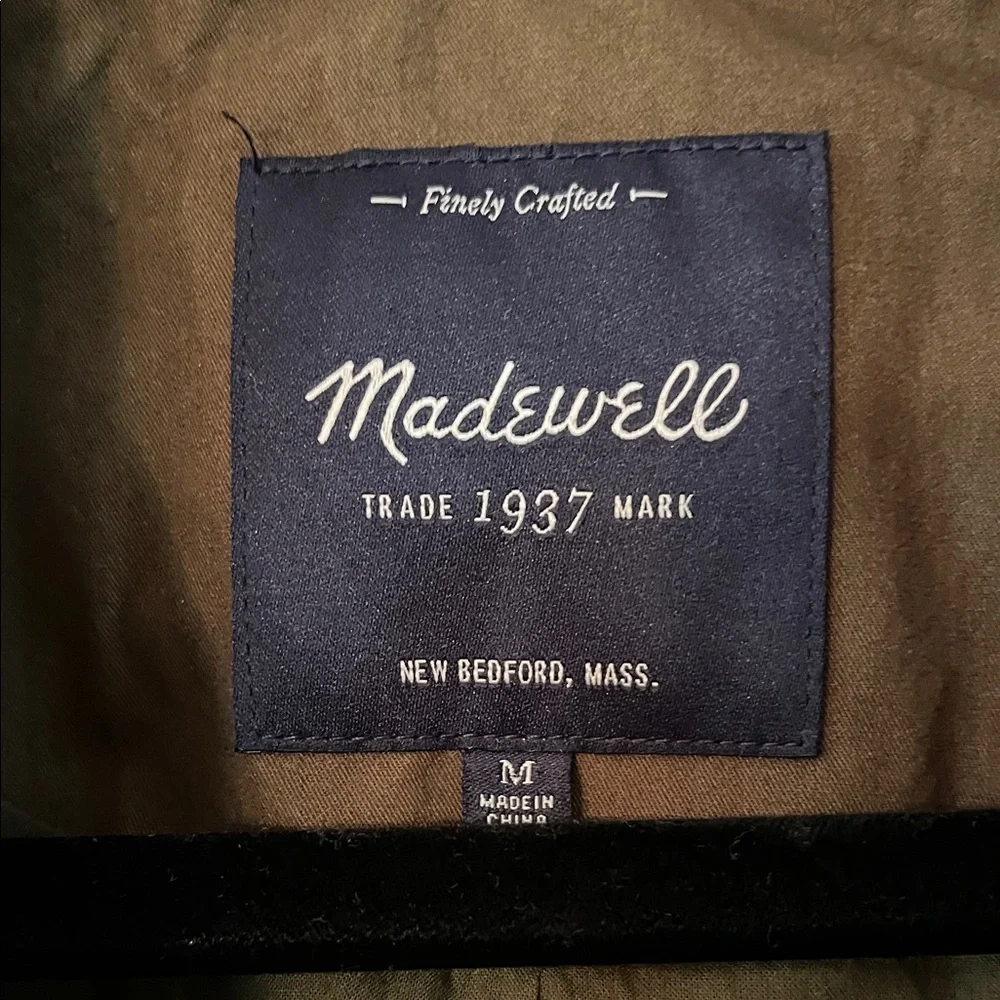 Madewell Olive Women's Utility Jacket - Picture 2 of 4